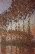 Claude Monet Poplars on the banks of the ept oil painting picture wholesale